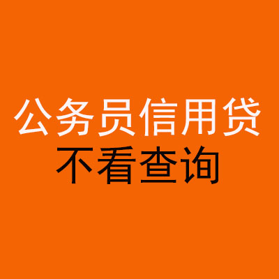 西昌公务员信用贷款